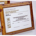 Burl Hardwood Executive Certificate Frame (8.5"x11")